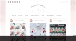 Desktop Screenshot of dessertfirstgirl.com
